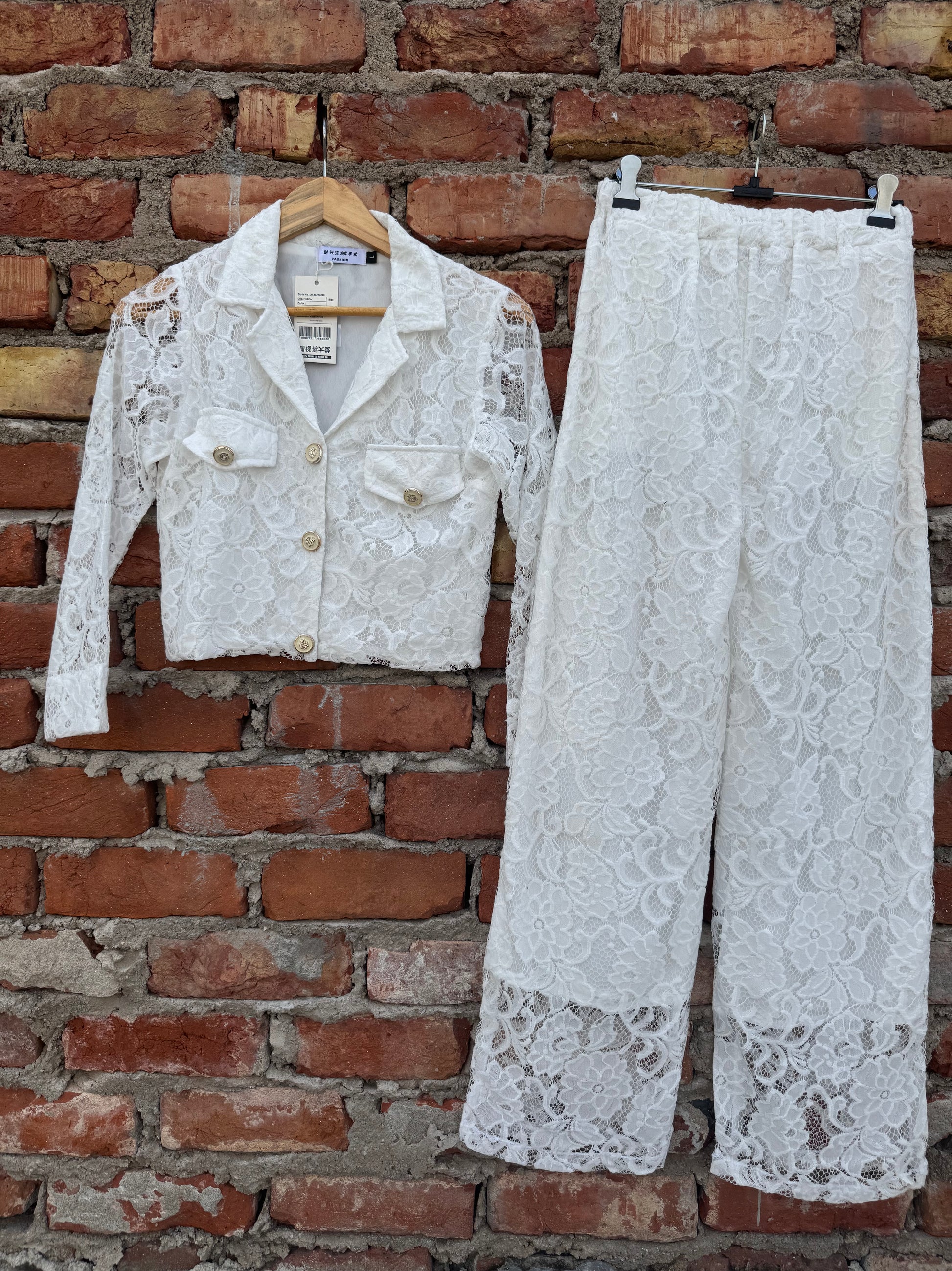 Blush Lace Set