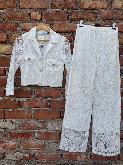 Blush Lace Set